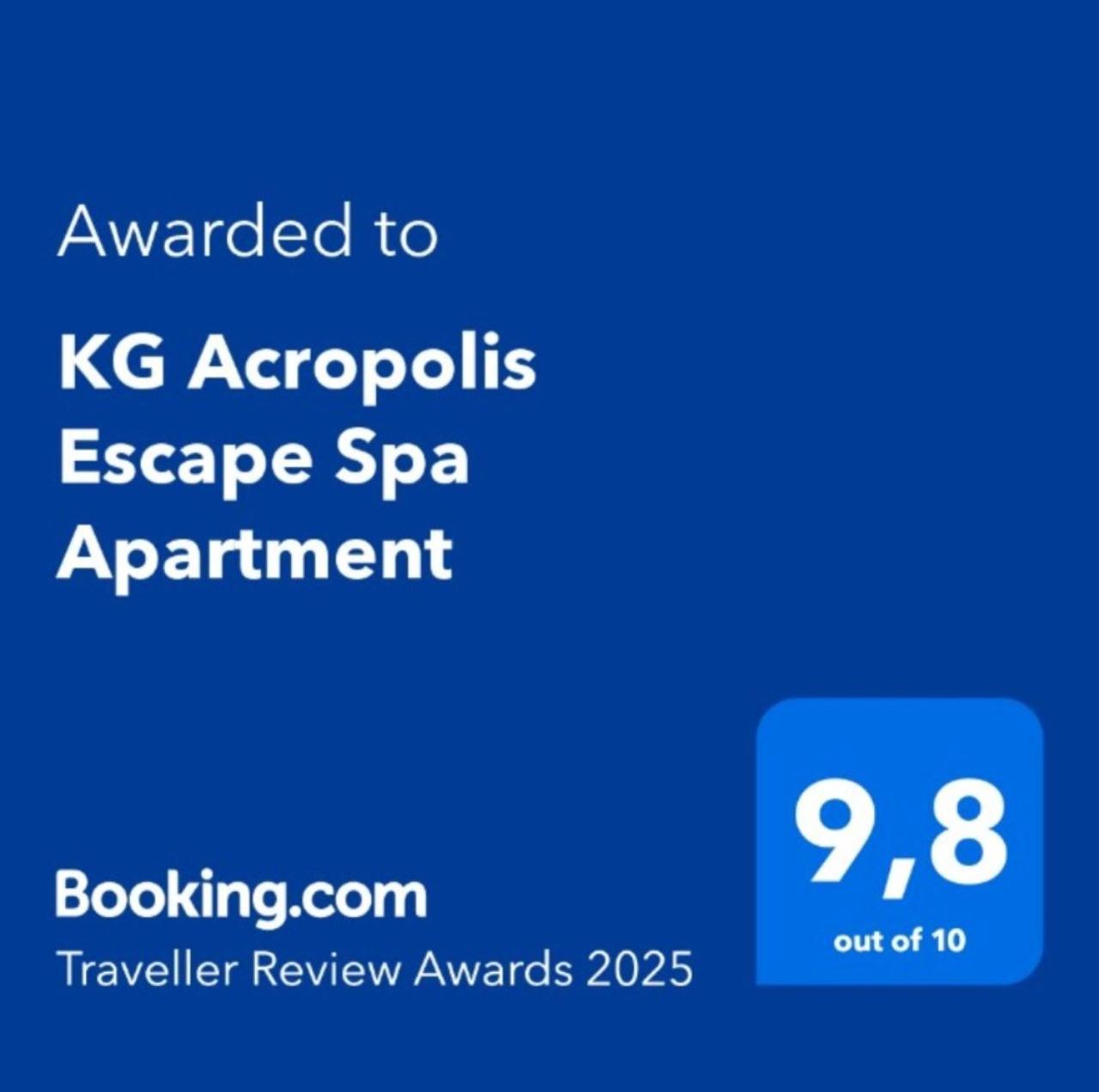 Kg Acropolis Escape Spa Apartment Athènes Extérieur photo